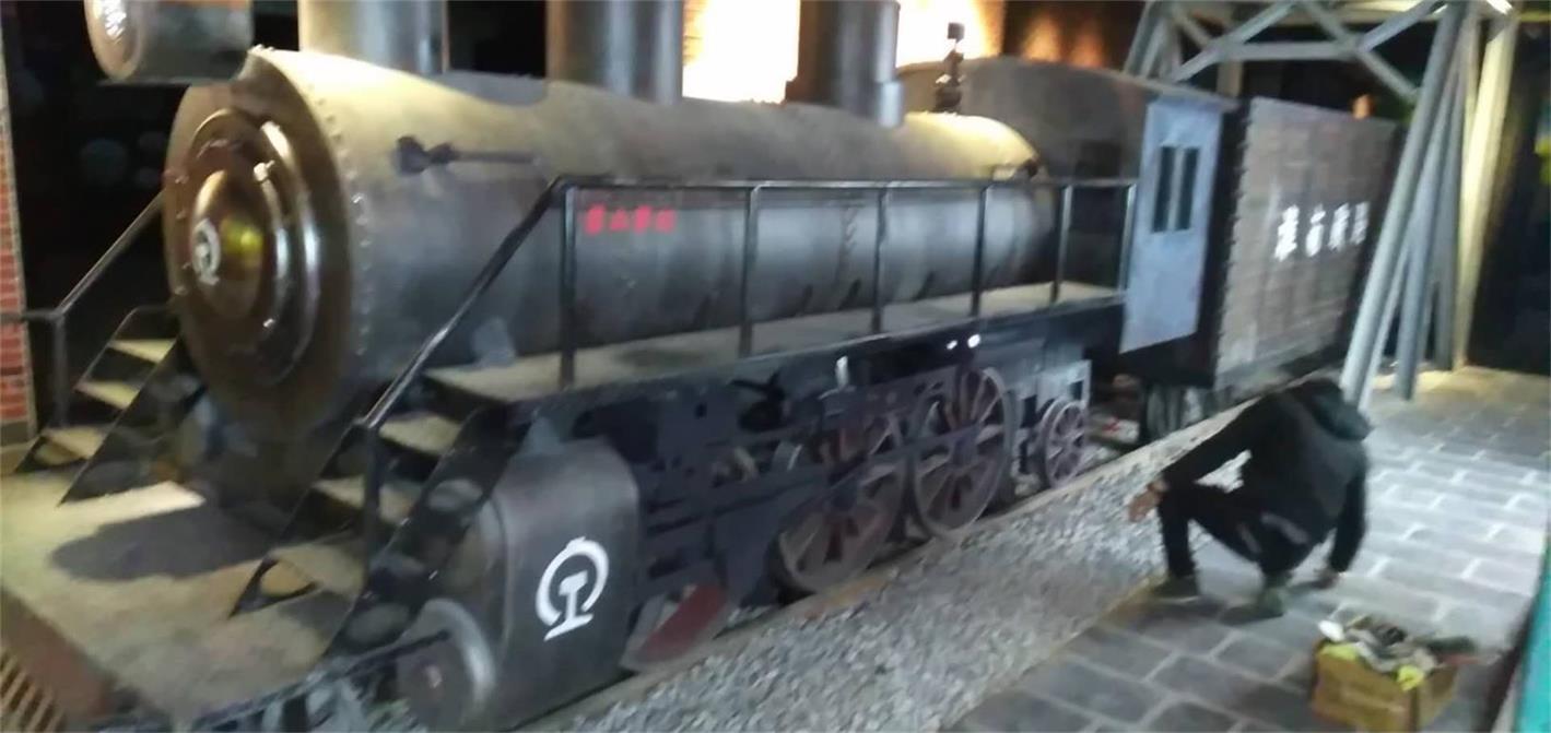 肃北蒸汽火车模型